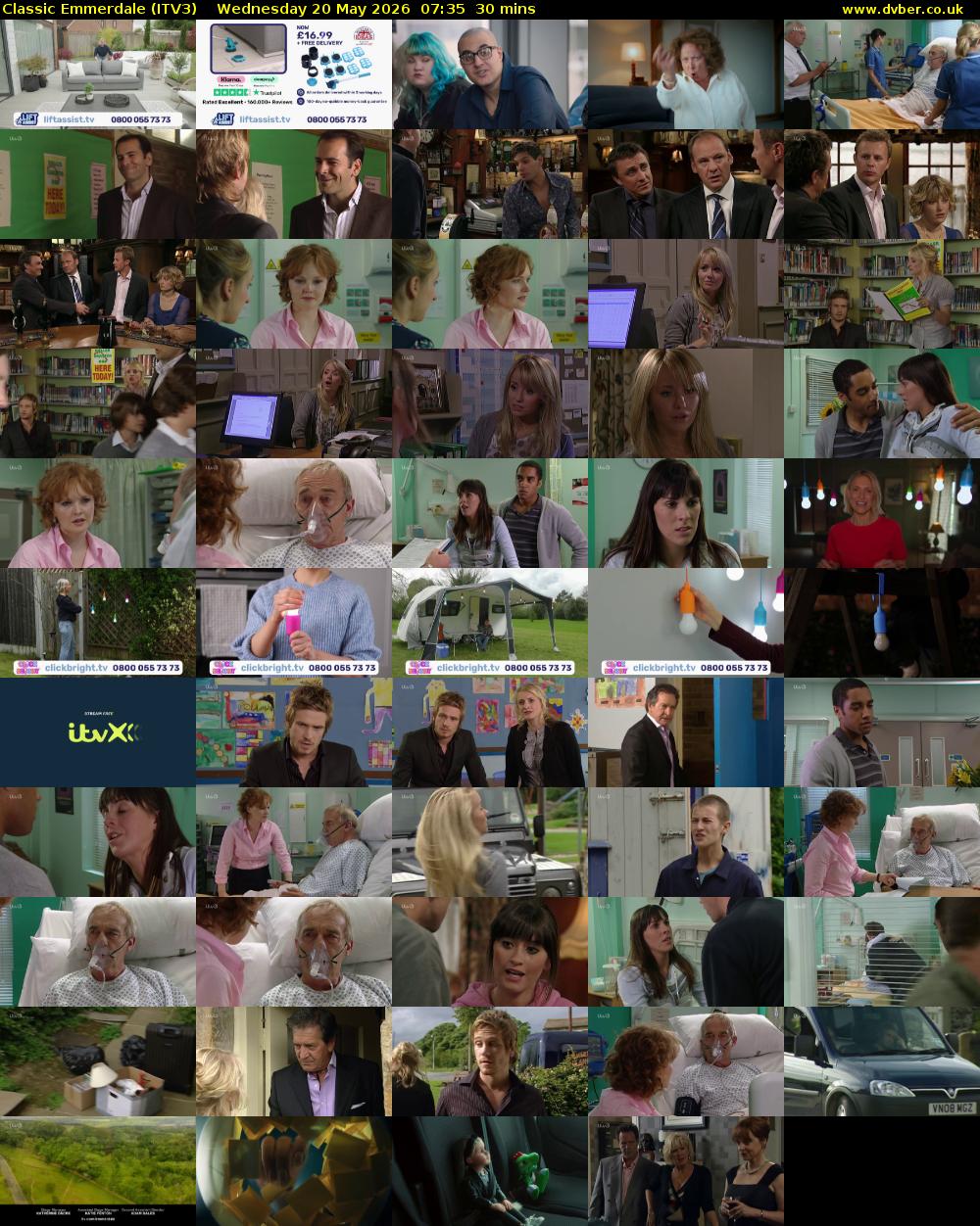 Classic Emmerdale (ITV3) Wednesday 20 May 2026 07:35 - 08:05