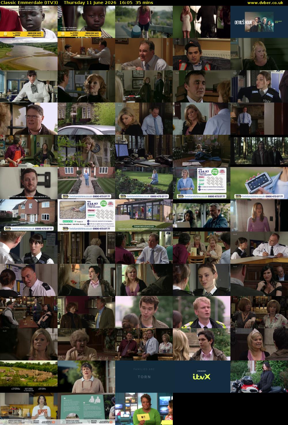 Classic Emmerdale (ITV3) Thursday 11 June 2026 16:05 - 16:40