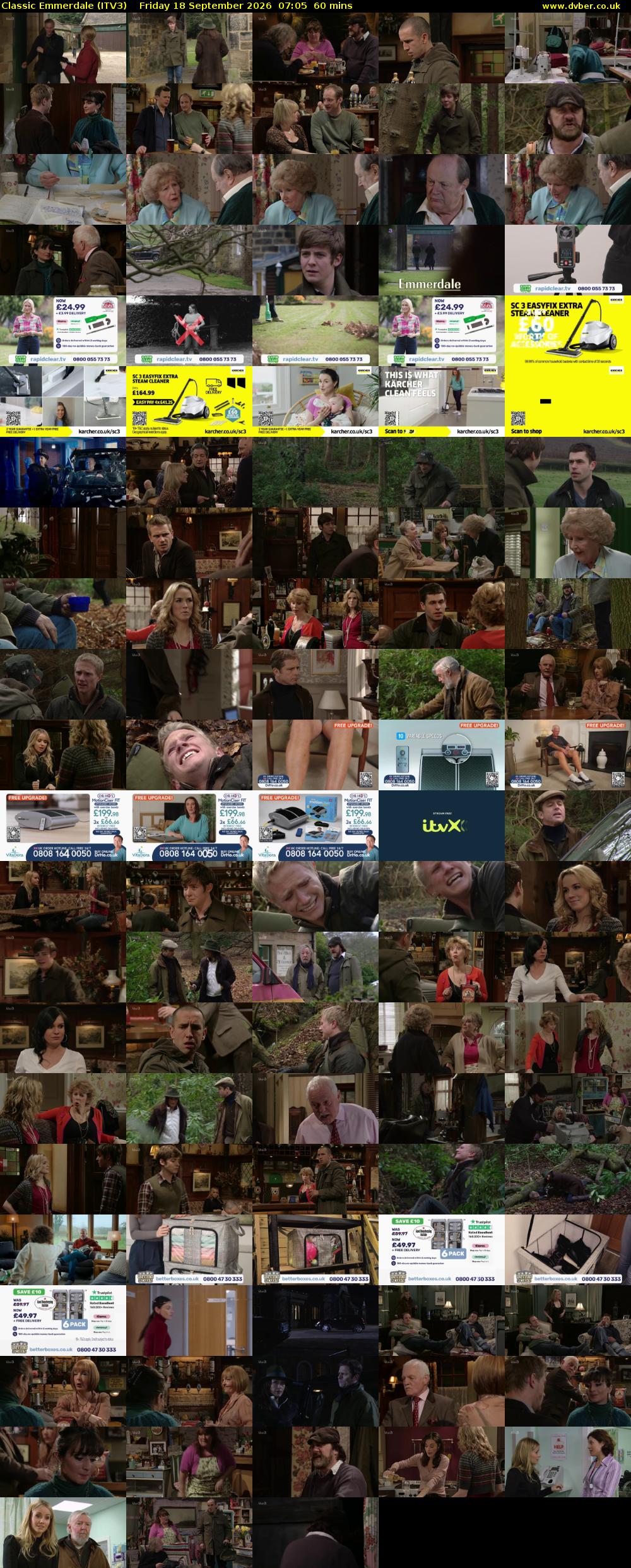 Classic Emmerdale (ITV3) Friday 18 September 2026 07:05 - 08:05