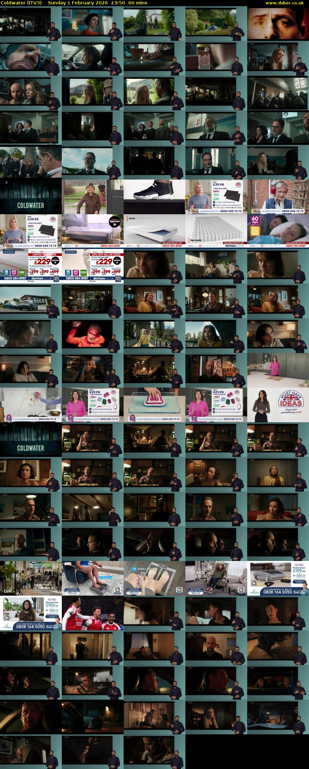 Coldwater (ITV3) Sunday 1 February 2026 23:50 - 00:50