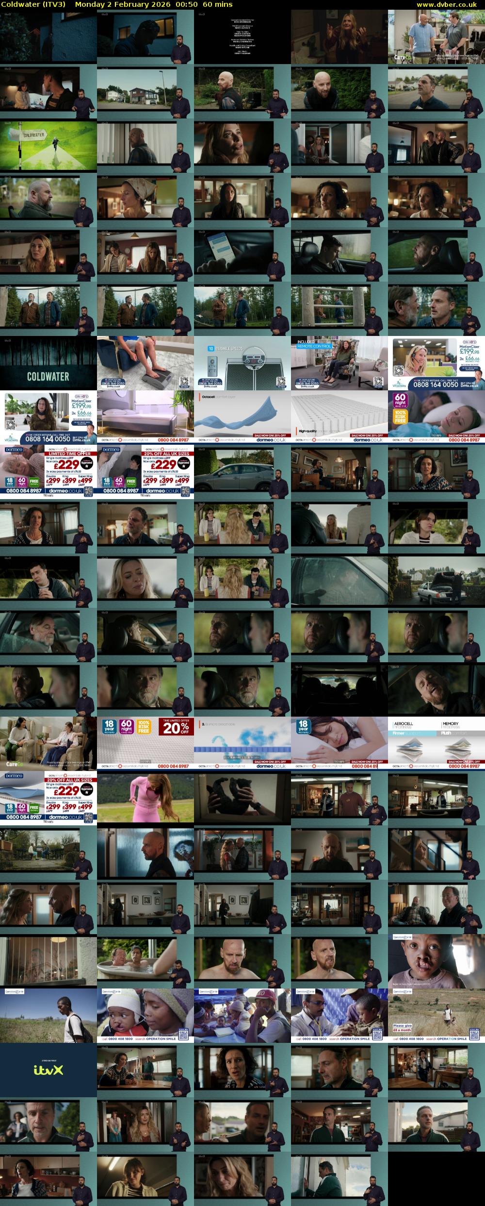 Coldwater (ITV3) Monday 2 February 2026 00:50 - 01:50