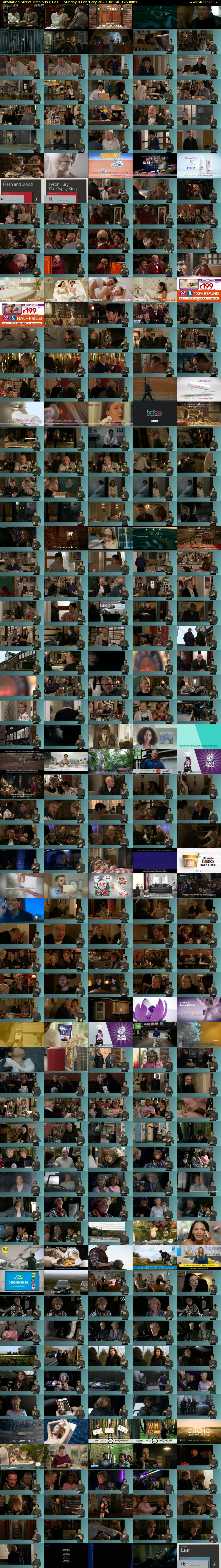Coronation Street Omnibus (ITV3) Sunday 9 February 2020 06:50 - 09:45