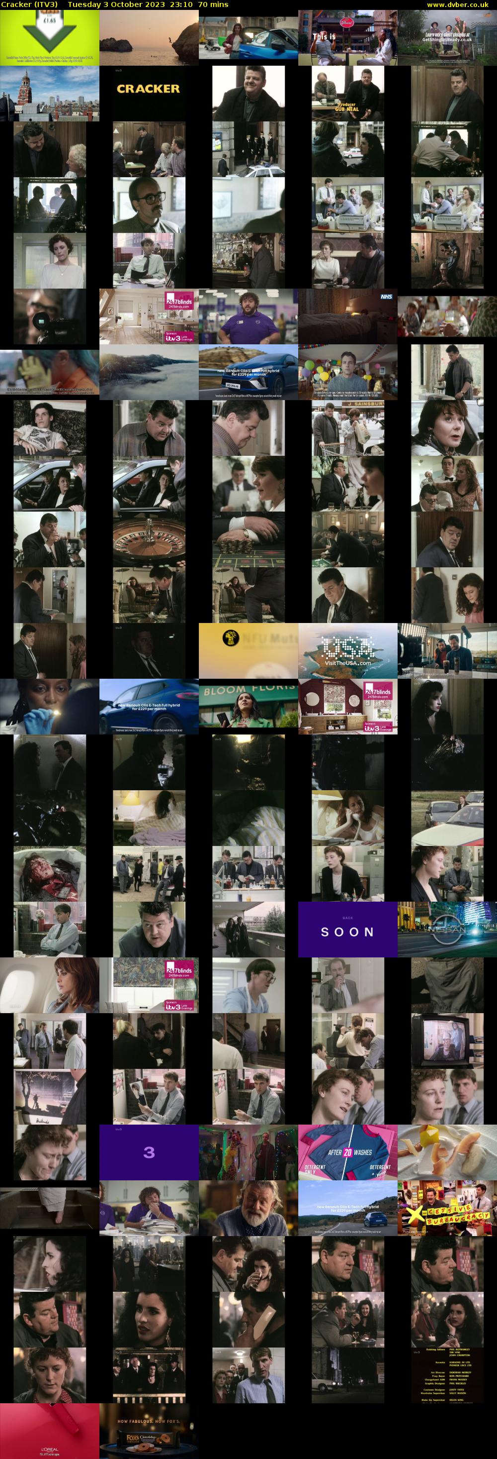 Cracker (ITV3) Tuesday 3 October 2023 23:10 - 00:20