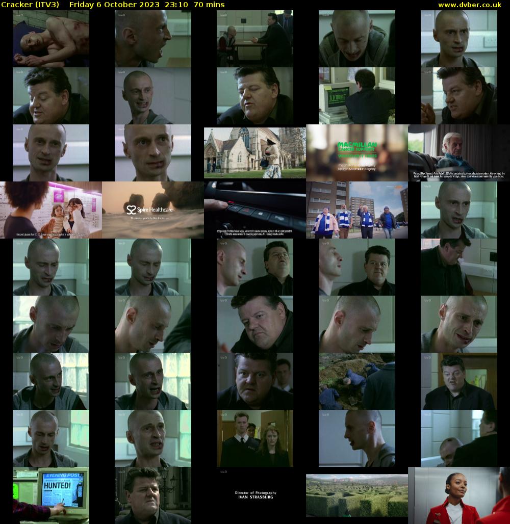 Cracker (ITV3) Friday 6 October 2023 23:10 - 00:20
