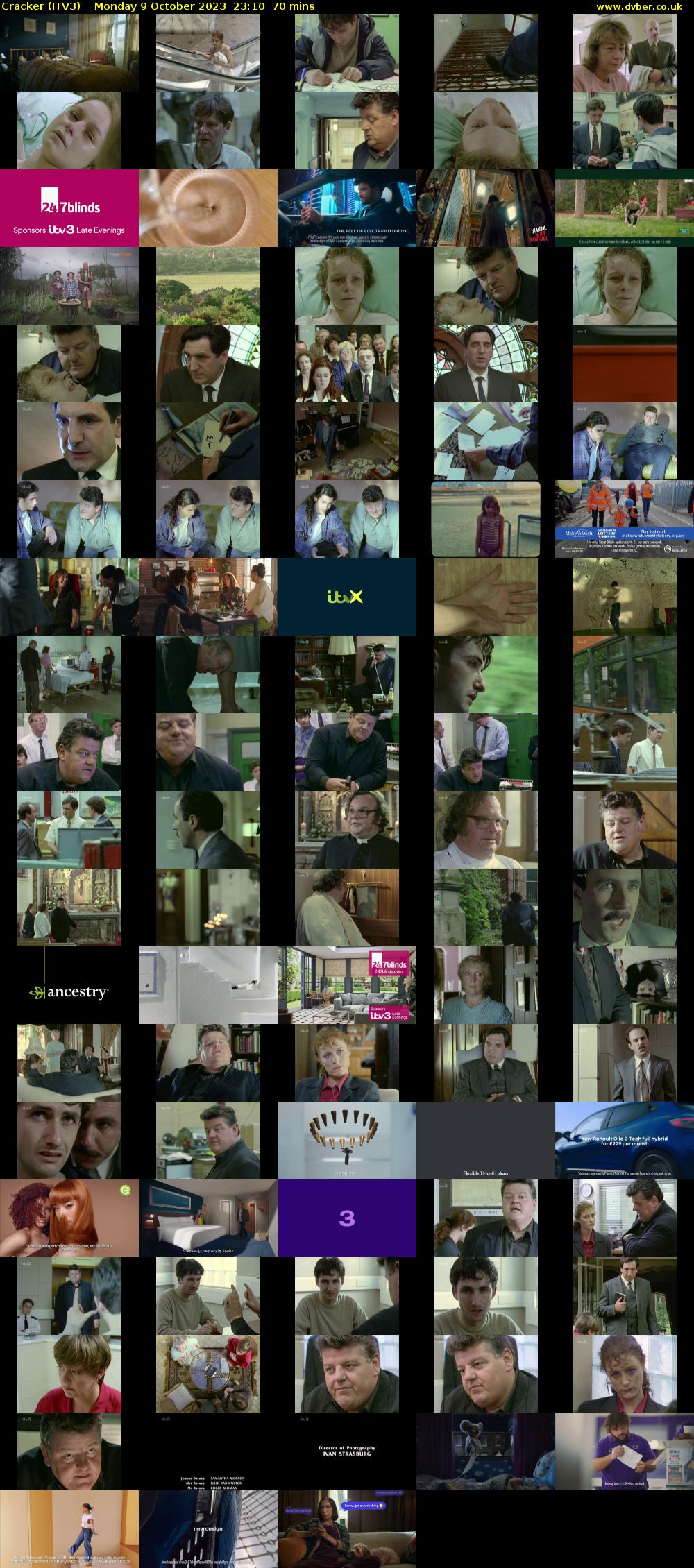 Cracker (ITV3) Monday 9 October 2023 23:10 - 00:20