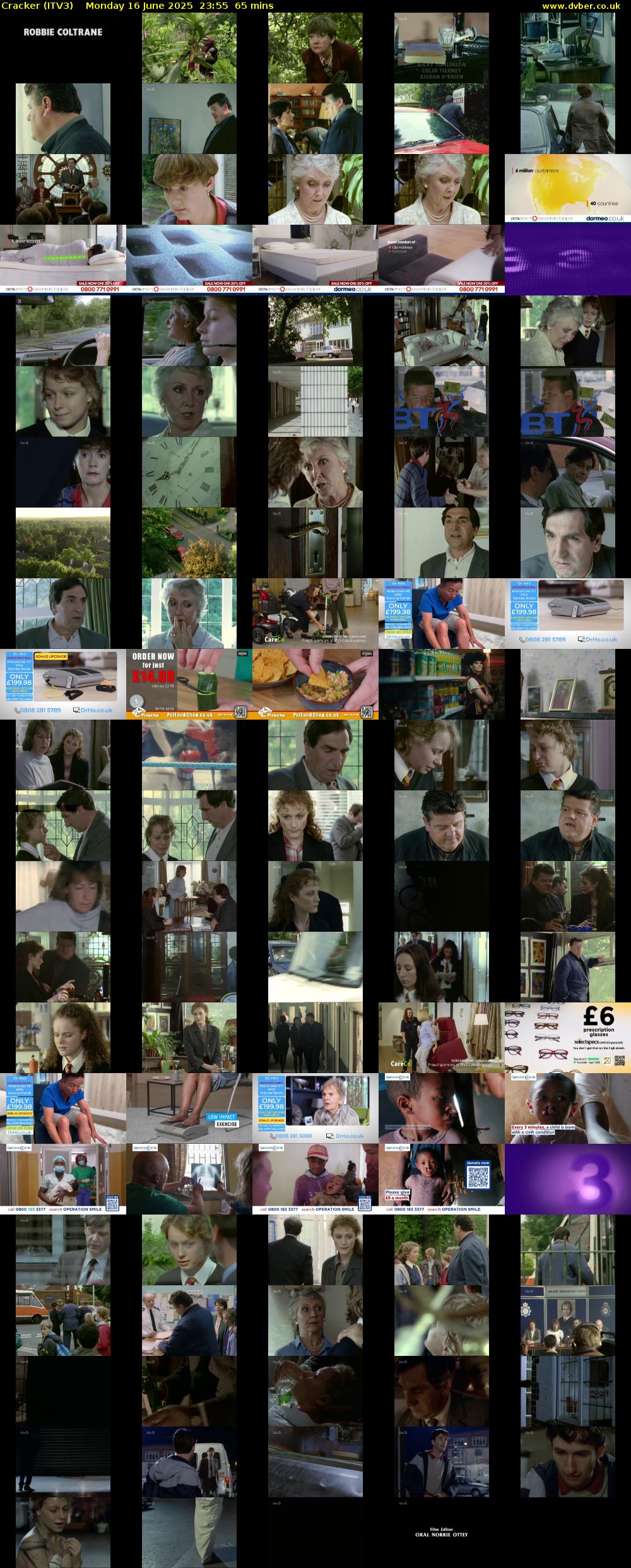 Cracker (ITV3) Monday 16 June 2025 23:55 - 01:00