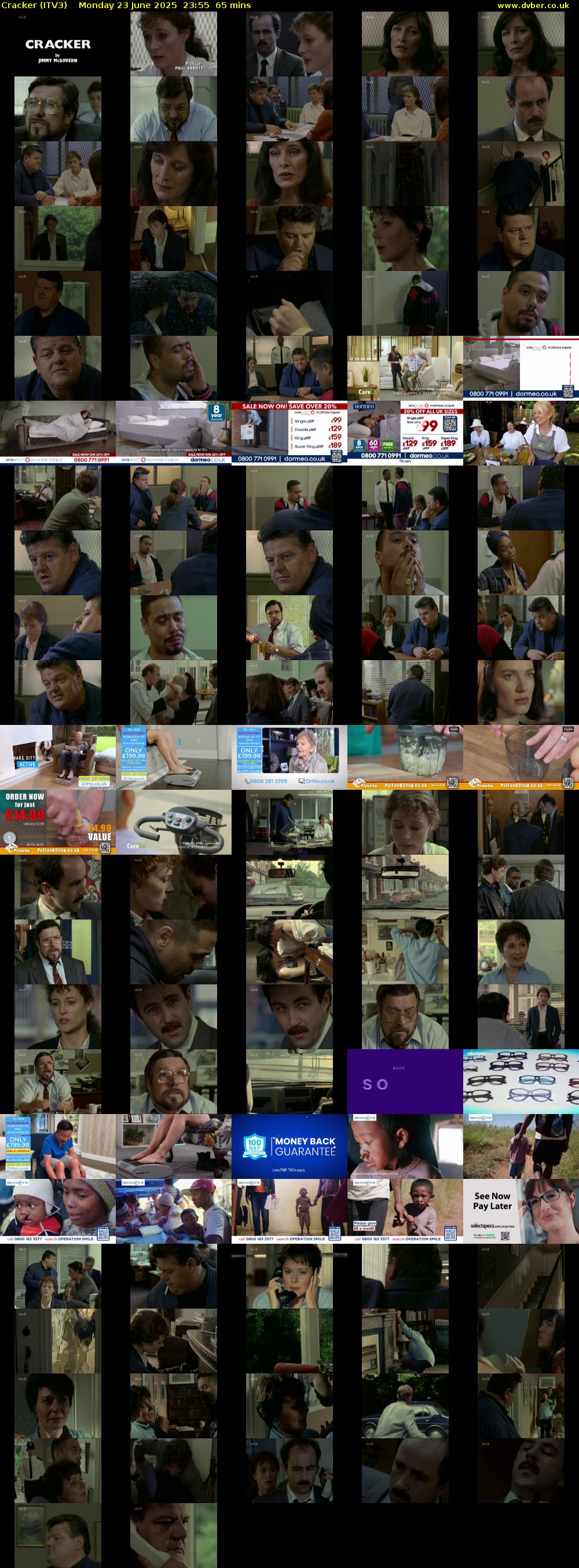 Cracker (ITV3) Monday 23 June 2025 23:55 - 01:00