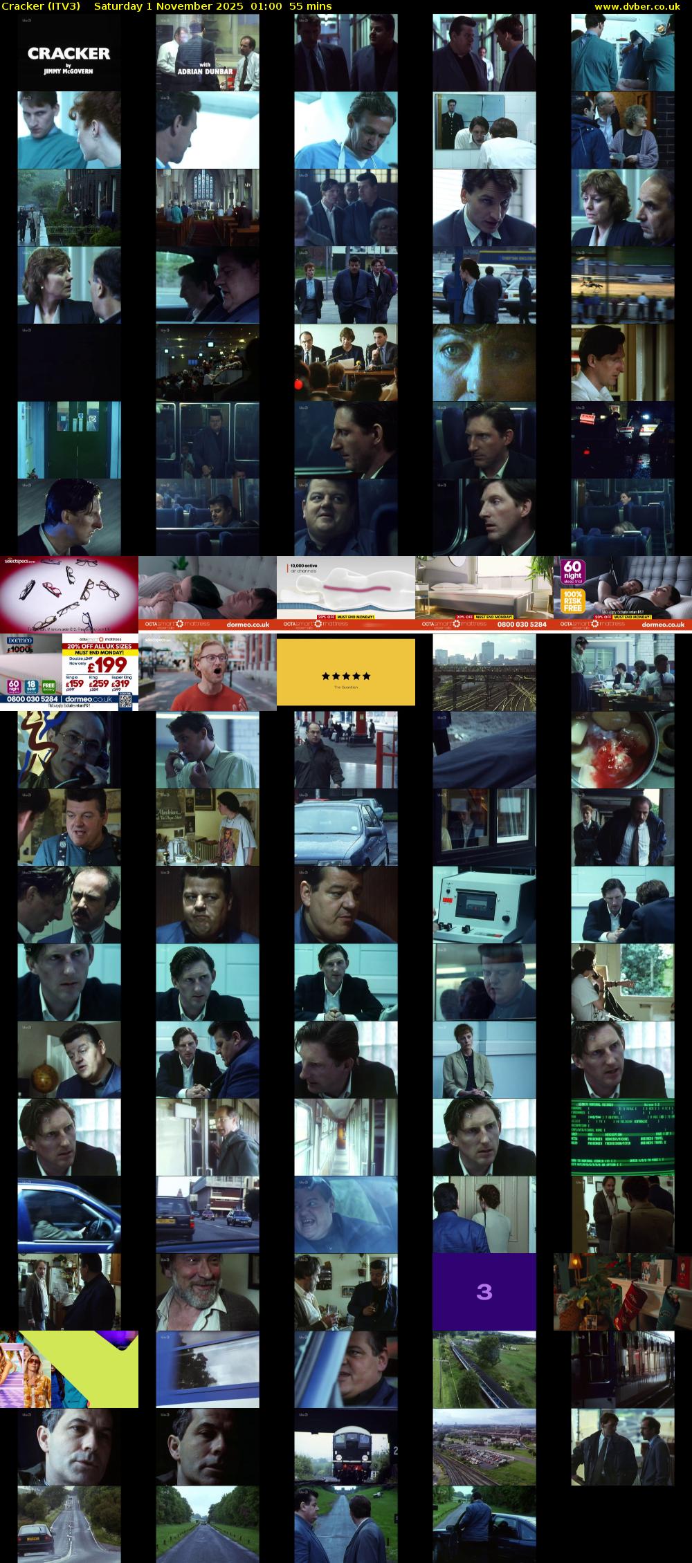 Cracker (ITV3) Saturday 1 November 2025 01:00 - 01:55