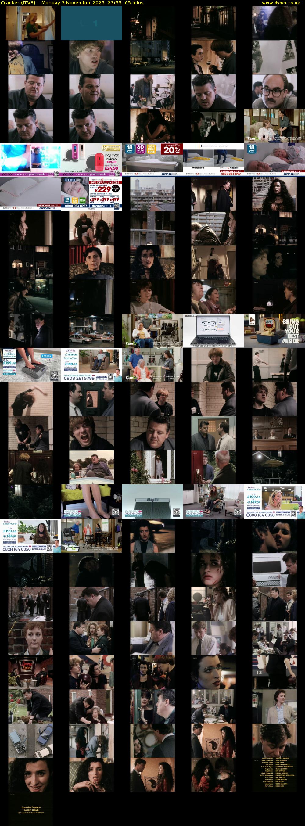 Cracker (ITV3) Monday 3 November 2025 23:55 - 01:00