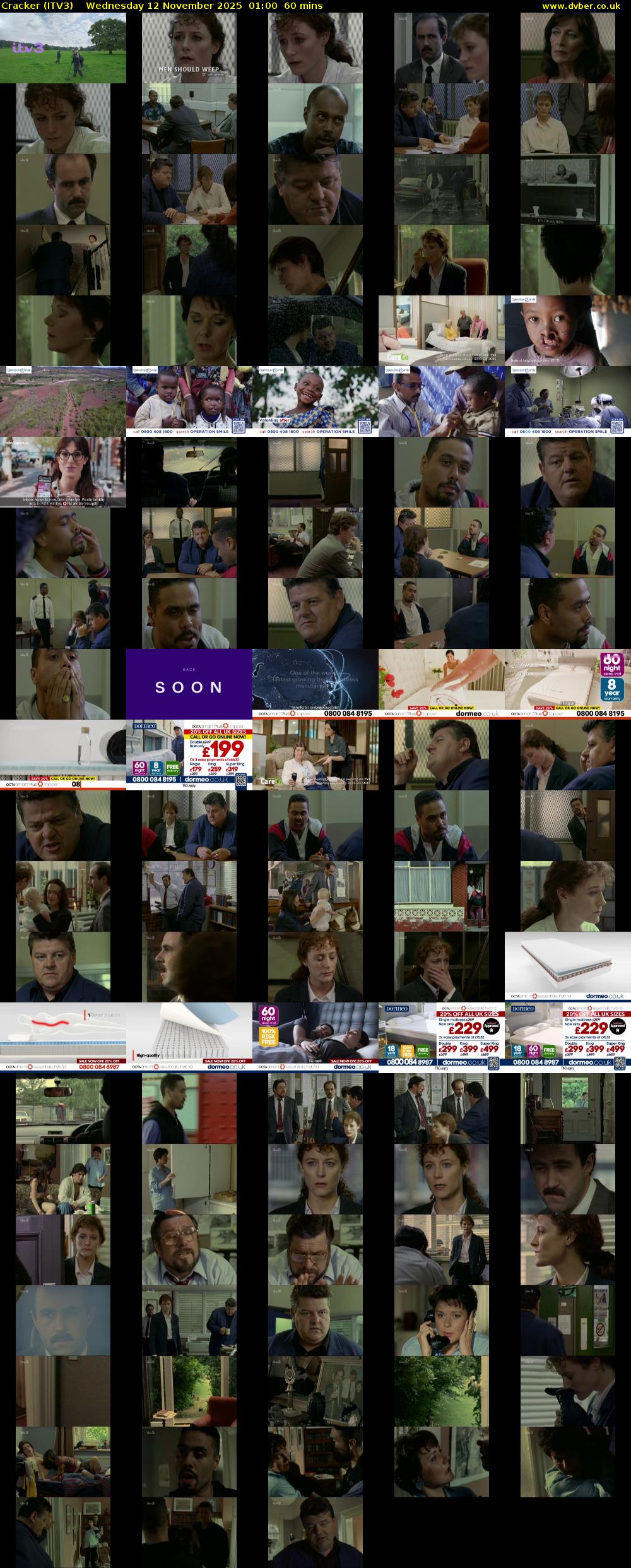 Cracker (ITV3) Wednesday 12 November 2025 01:00 - 02:00