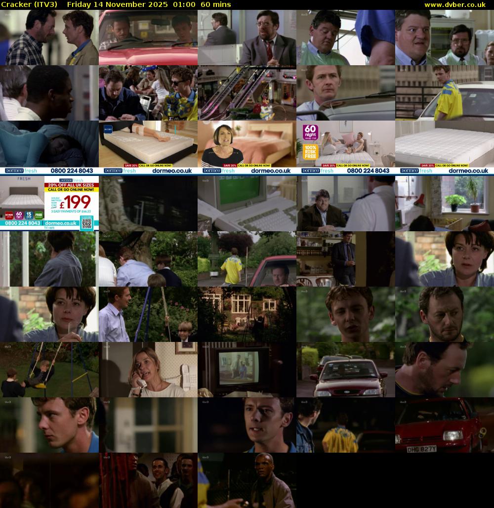 Cracker (ITV3) Friday 14 November 2025 01:00 - 02:00
