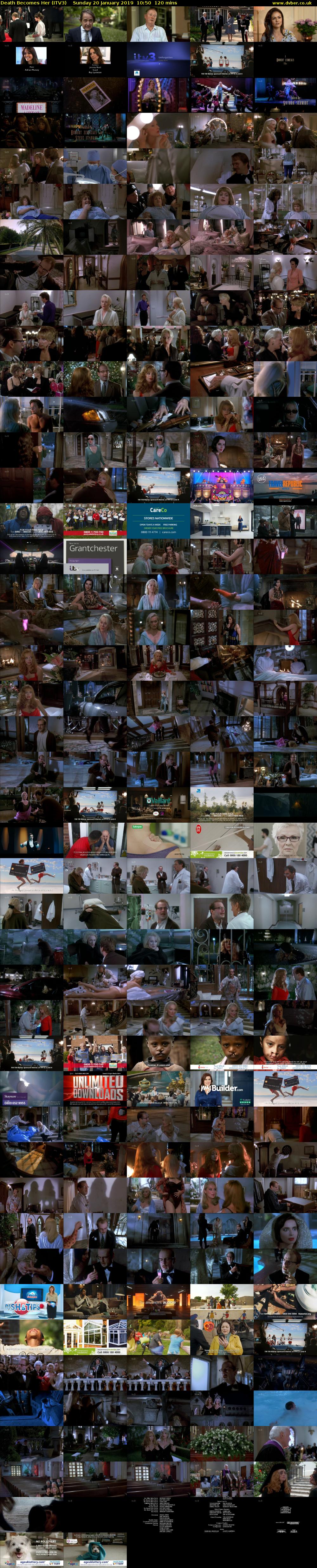 Death Becomes Her (ITV3) Sunday 20 January 2019 10:50 - 12:50