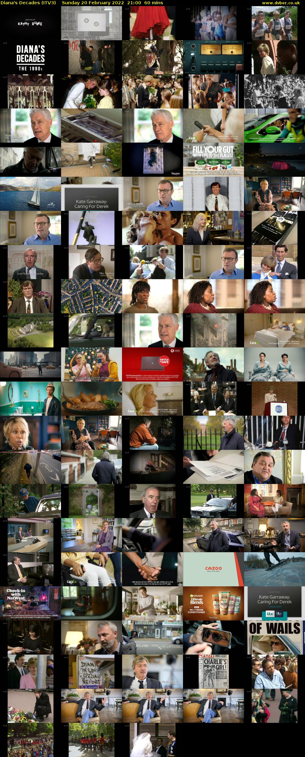Diana's Decades (ITV3) Sunday 20 February 2022 21:00 - 22:00