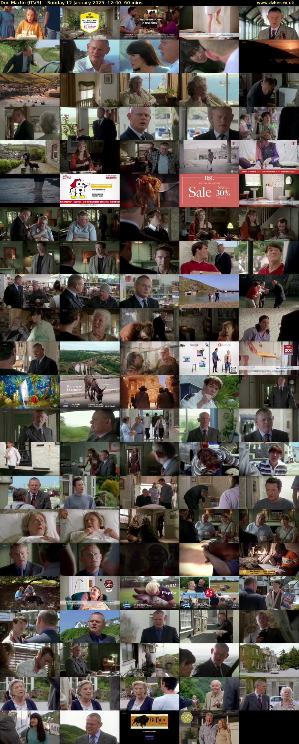 Doc Martin (ITV3) Sunday 12 January 2025 12:40 - 13:40