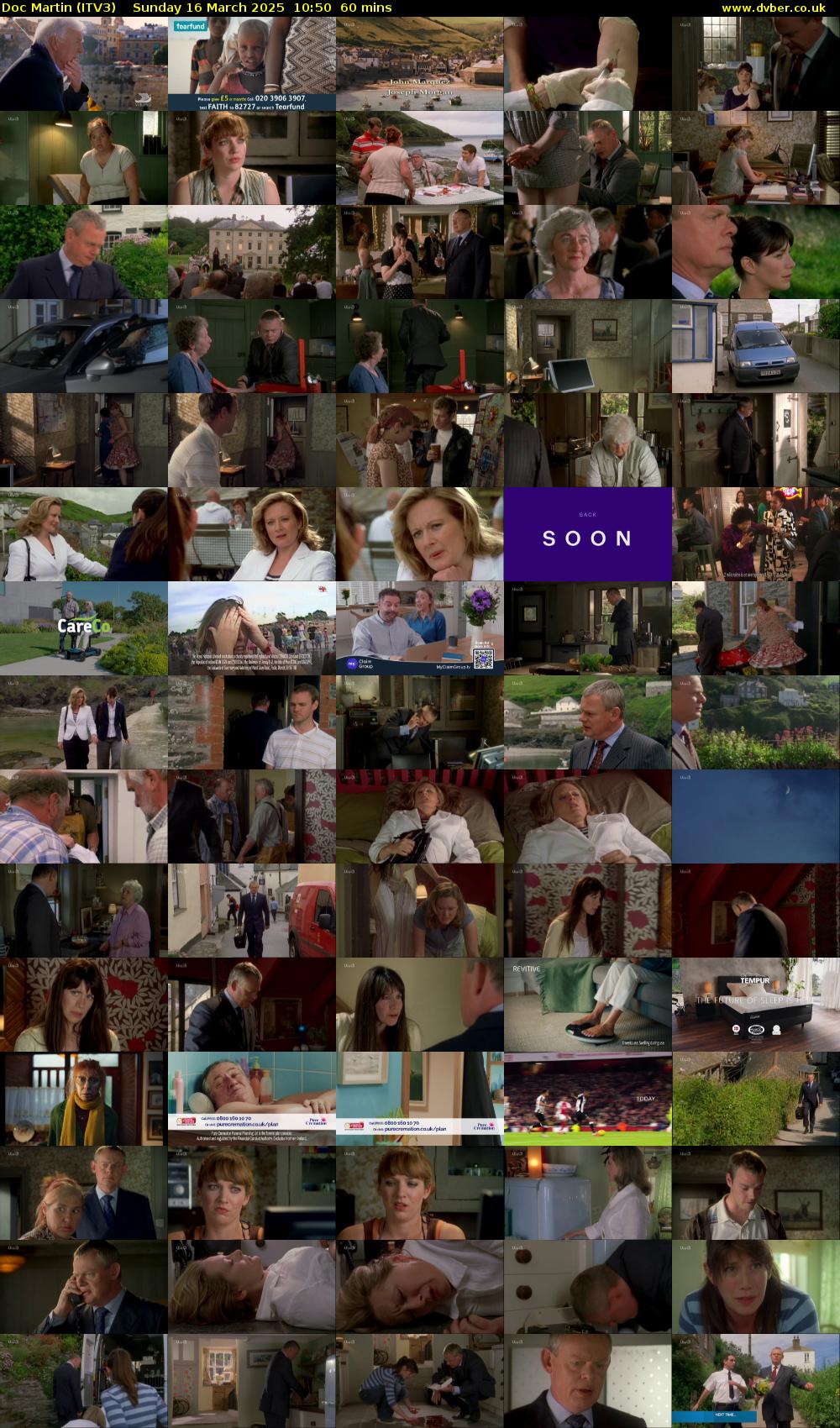 Doc Martin (ITV3) Sunday 16 March 2025 10:50 - 11:50