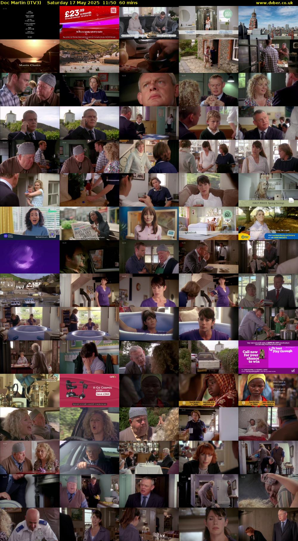 Doc Martin (ITV3) Saturday 17 May 2025 11:50 - 12:50