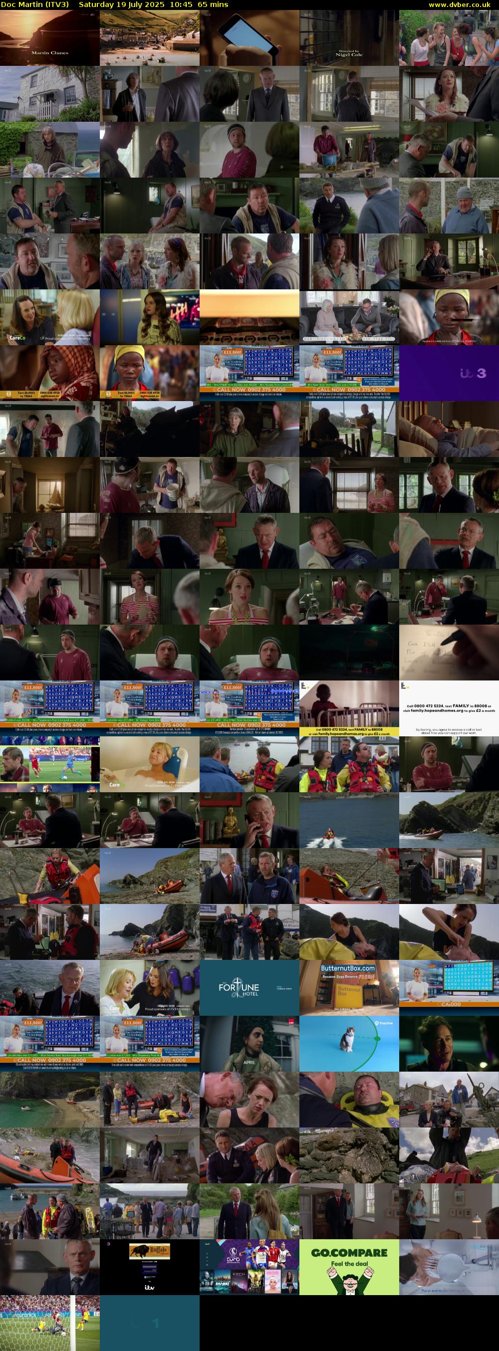 Doc Martin (ITV3) Saturday 19 July 2025 10:45 - 11:50