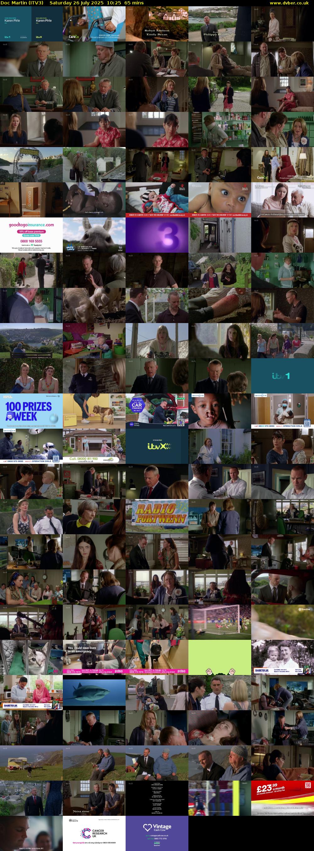 Doc Martin (ITV3) Saturday 26 July 2025 10:25 - 11:30