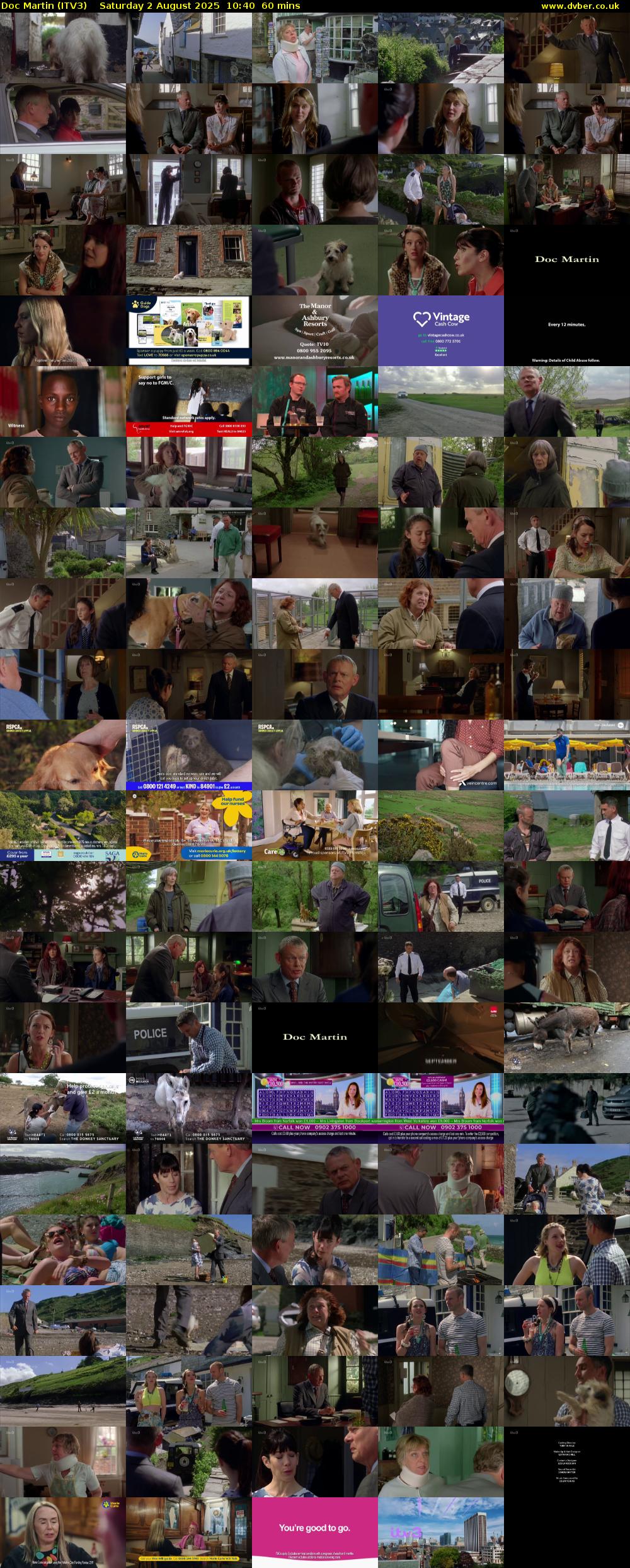 Doc Martin (ITV3) Saturday 2 August 2025 10:40 - 11:40