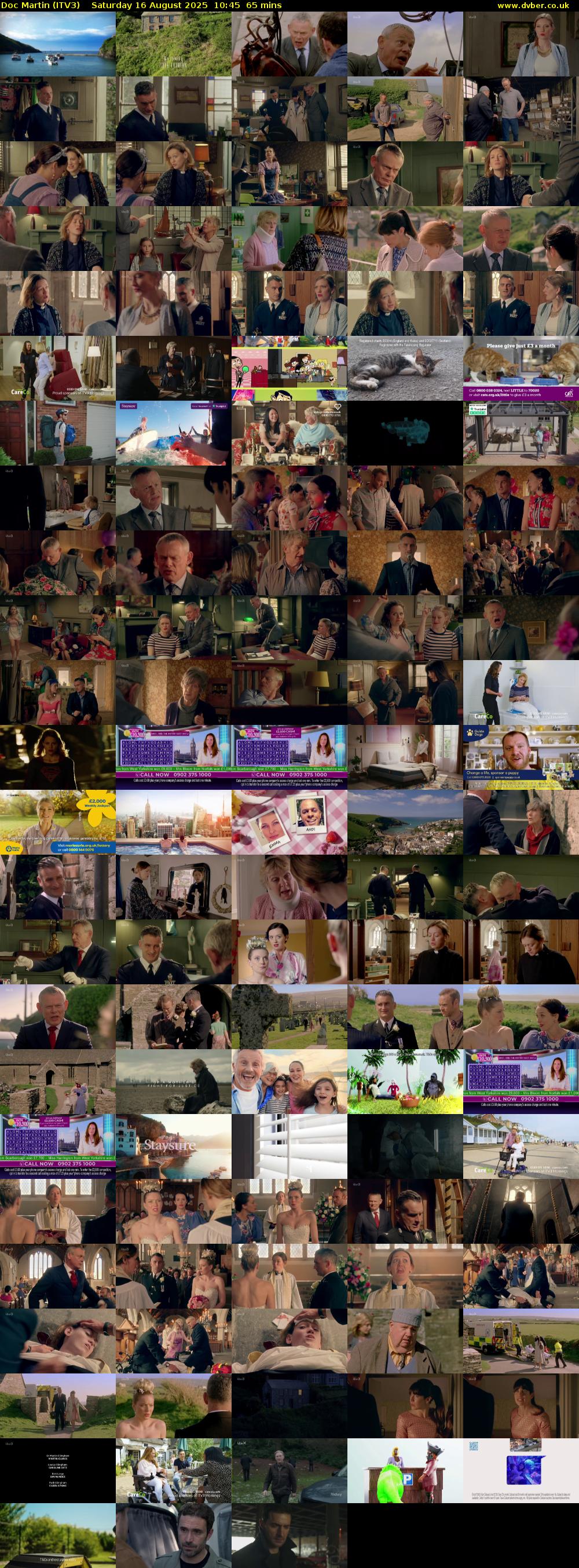 Doc Martin (ITV3) Saturday 16 August 2025 10:45 - 11:50