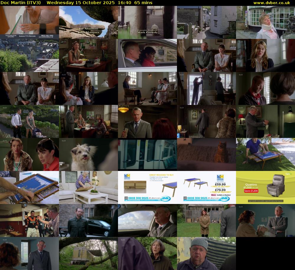 Doc Martin (ITV3) Wednesday 15 October 2025 16:40 - 17:45