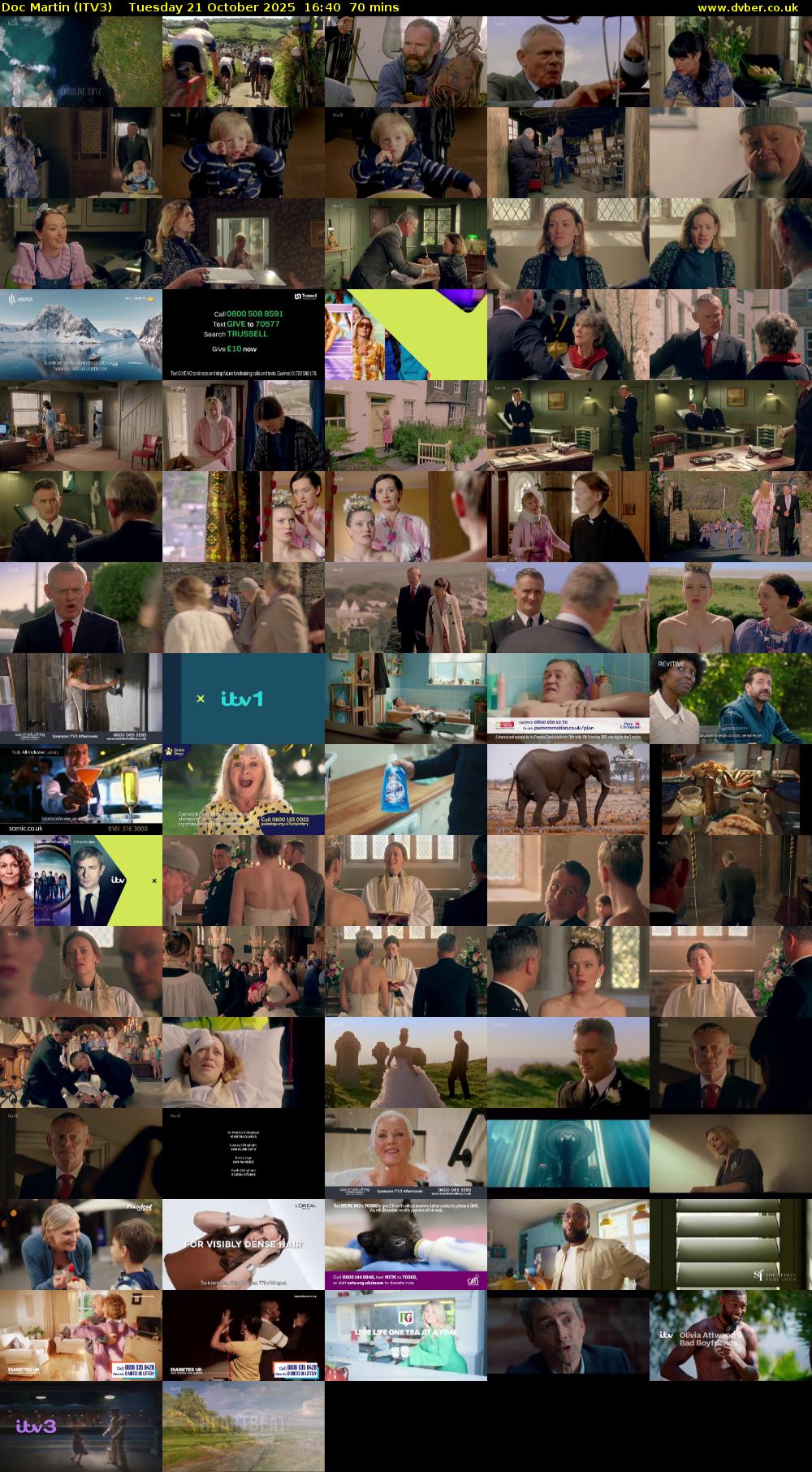 Doc Martin (ITV3) Tuesday 21 October 2025 16:40 - 17:50