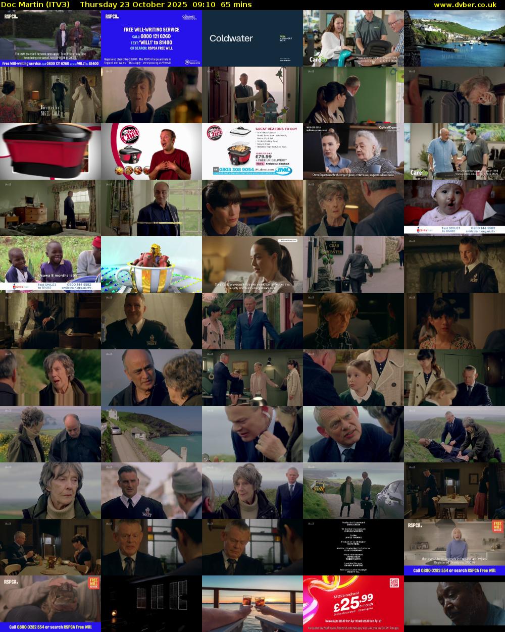 Doc Martin (ITV3) Thursday 23 October 2025 09:10 - 10:15