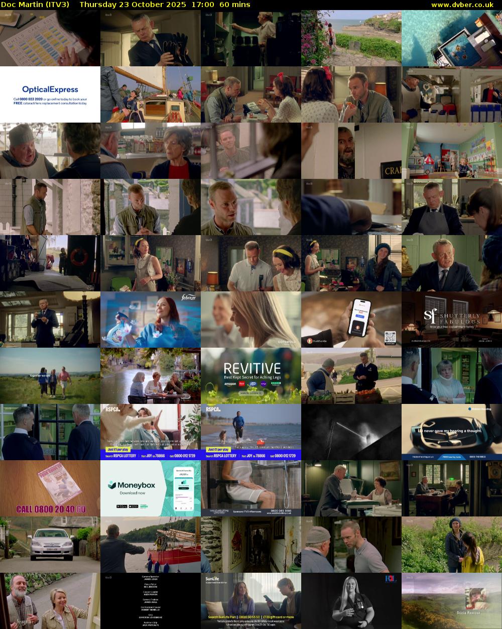 Doc Martin (ITV3) Thursday 23 October 2025 17:00 - 18:00