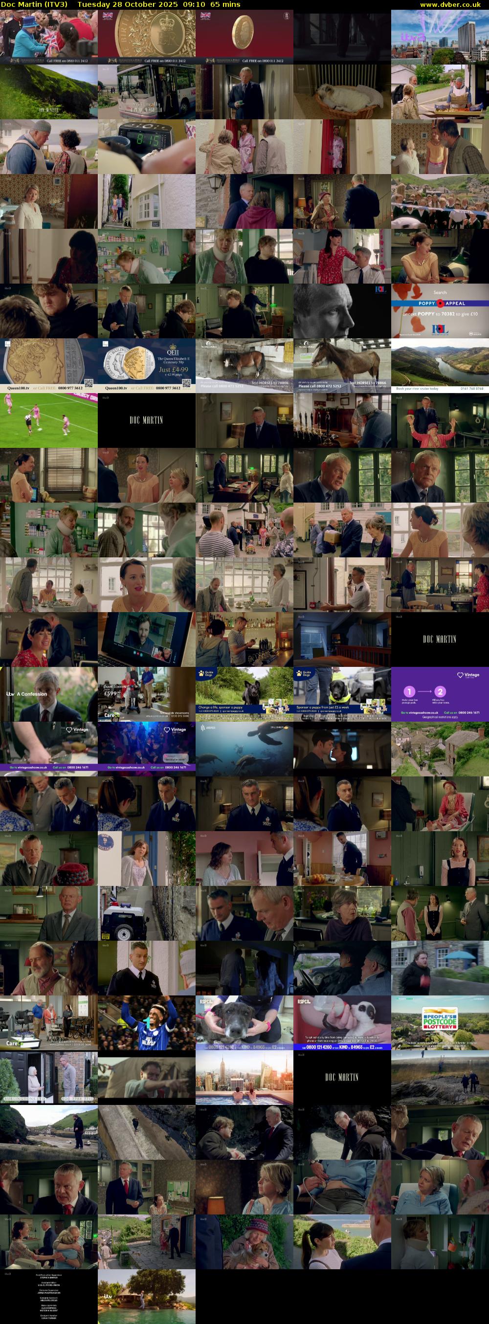 Doc Martin (ITV3) Tuesday 28 October 2025 09:10 - 10:15