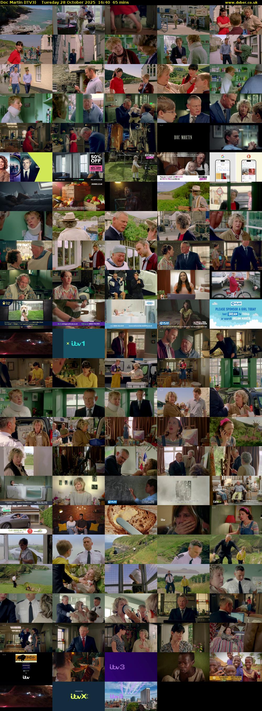 Doc Martin (ITV3) Tuesday 28 October 2025 16:40 - 17:45
