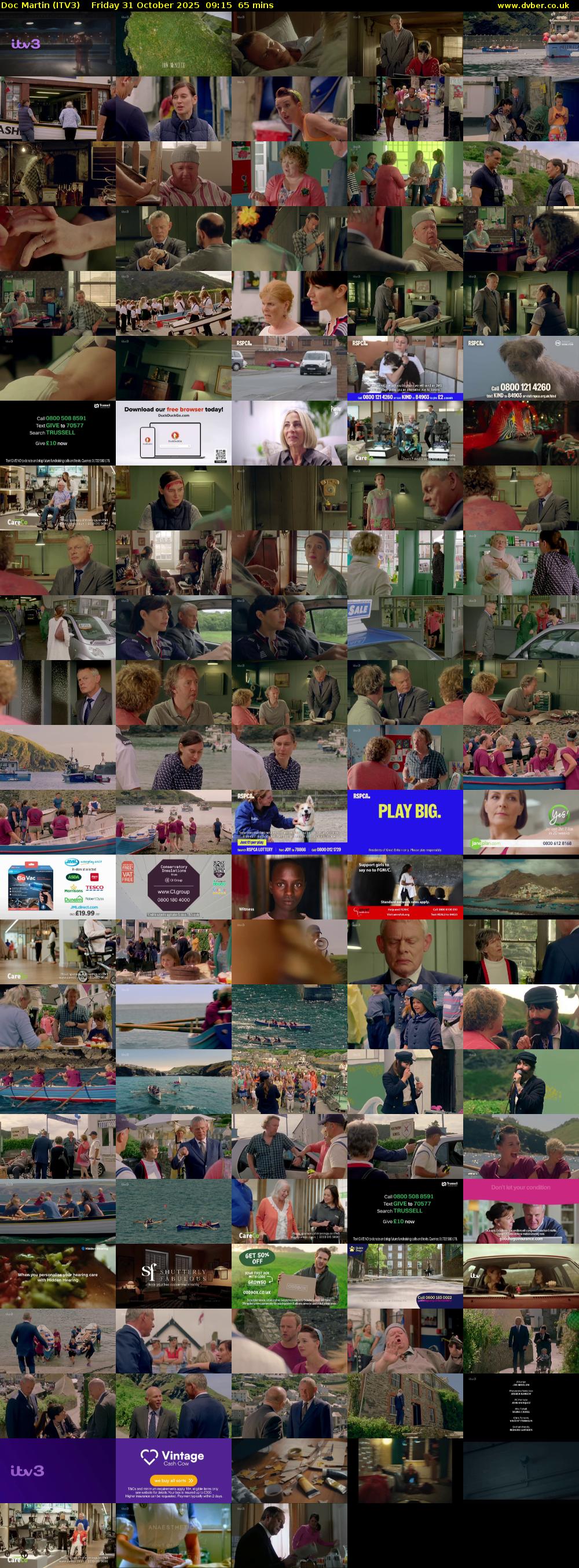 Doc Martin (ITV3) Friday 31 October 2025 09:15 - 10:20