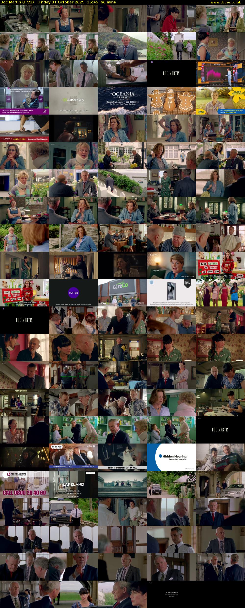 Doc Martin (ITV3) Friday 31 October 2025 16:45 - 17:45