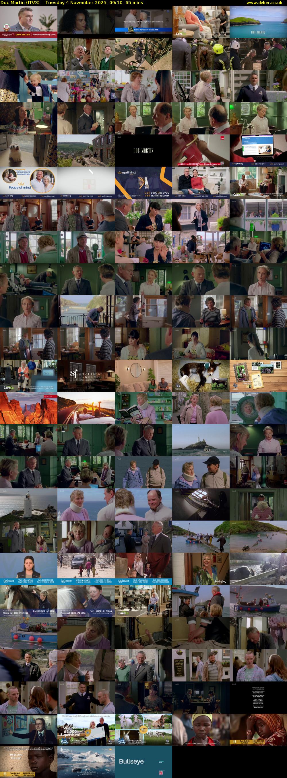 Doc Martin (ITV3) Tuesday 4 November 2025 09:10 - 10:15