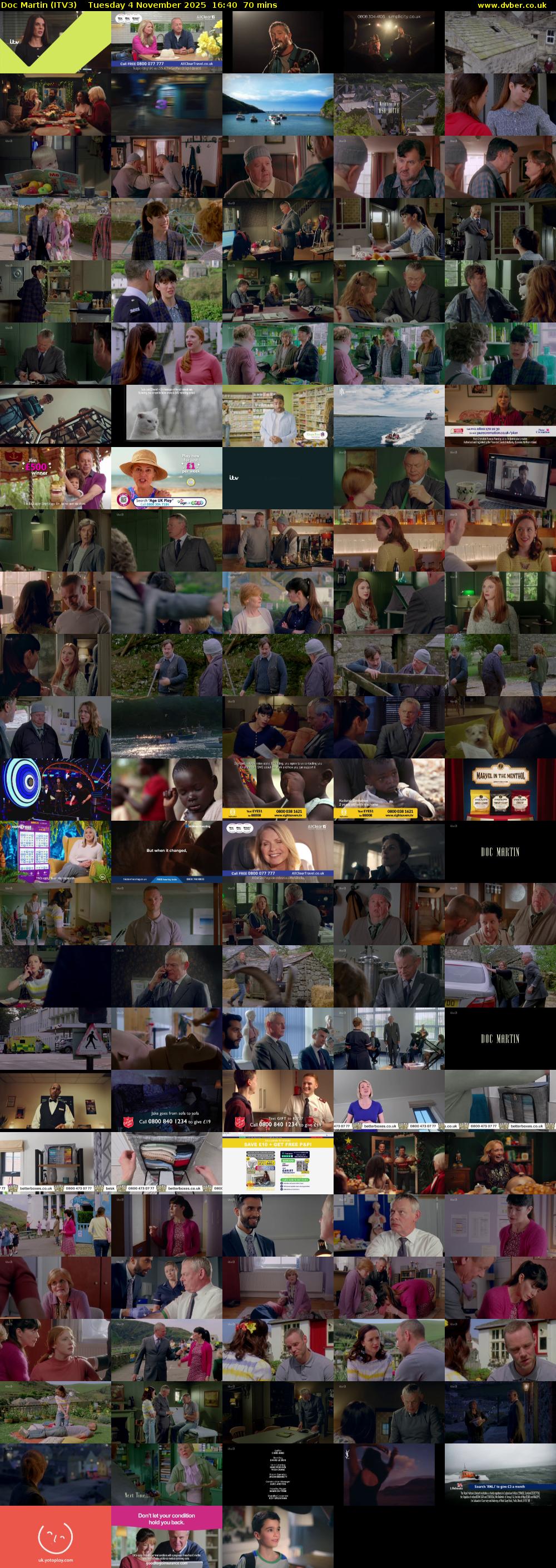 Doc Martin (ITV3) Tuesday 4 November 2025 16:40 - 17:50