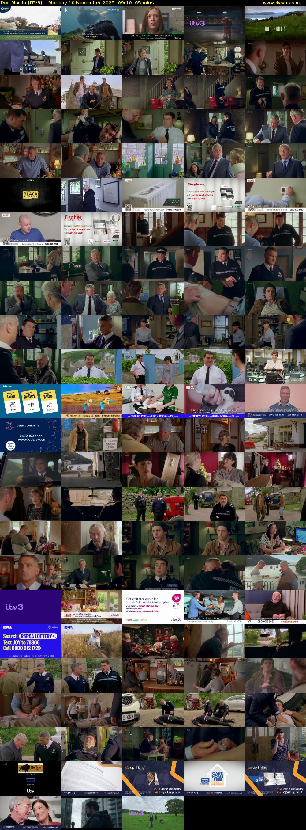 Doc Martin (ITV3) Monday 10 November 2025 09:10 - 10:15