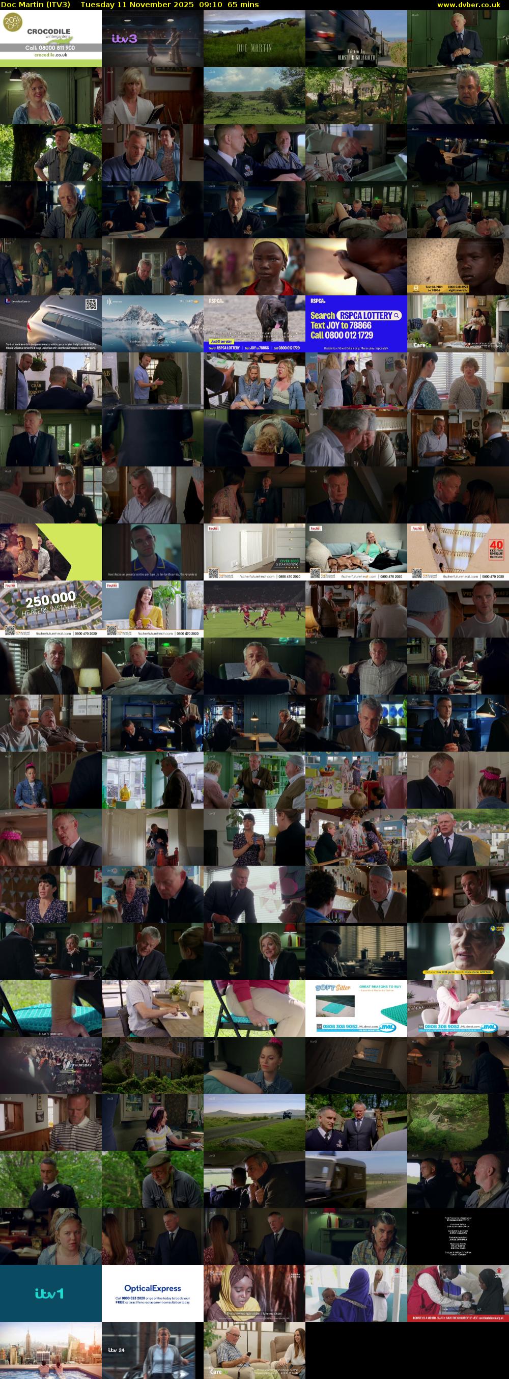 Doc Martin (ITV3) Tuesday 11 November 2025 09:10 - 10:15