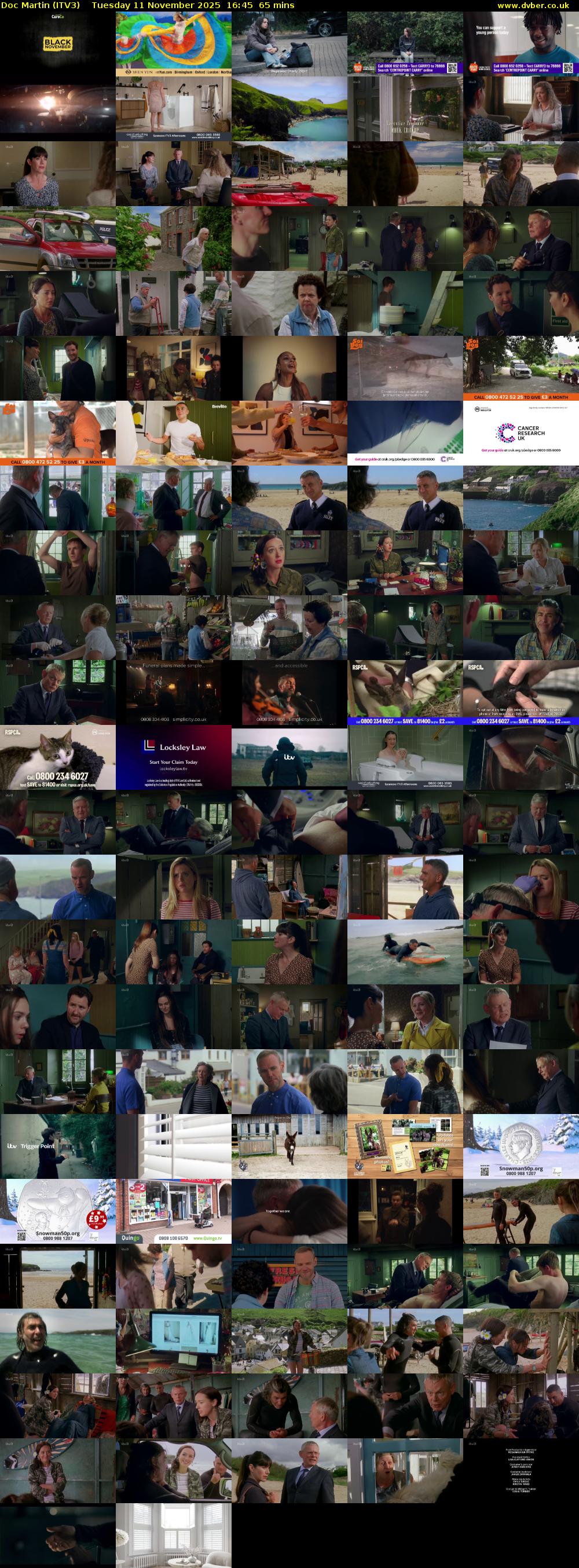 Doc Martin (ITV3) Tuesday 11 November 2025 16:45 - 17:50