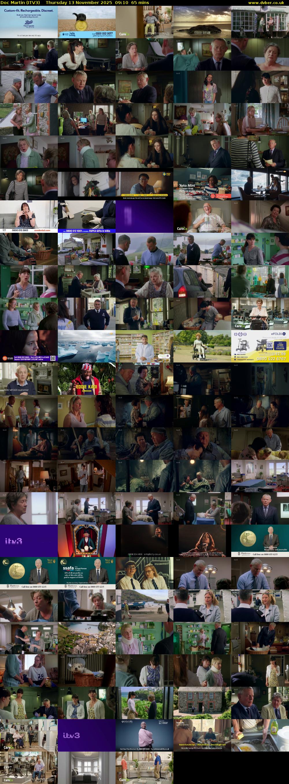 Doc Martin (ITV3) Thursday 13 November 2025 09:10 - 10:15