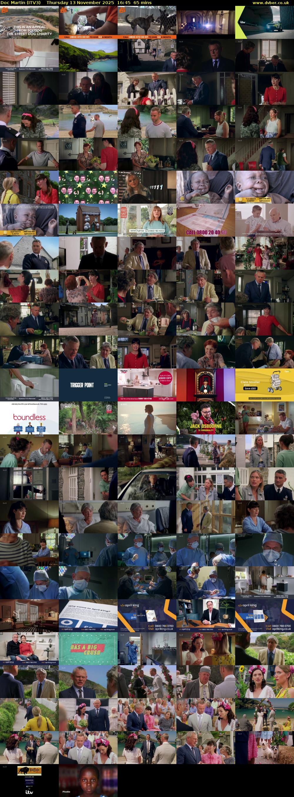 Doc Martin (ITV3) Thursday 13 November 2025 16:45 - 17:50