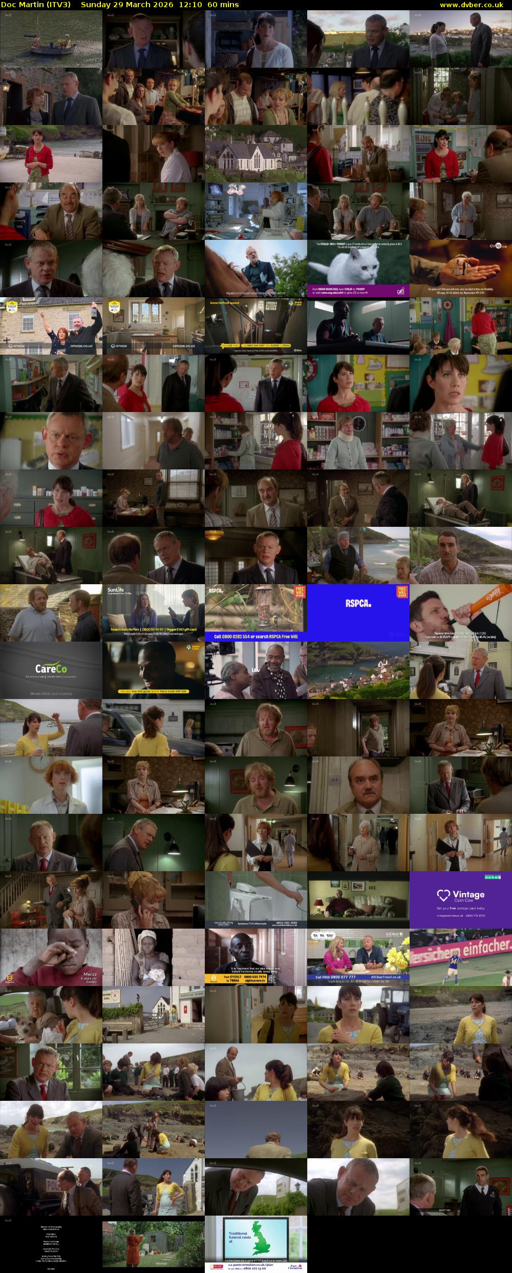 Doc Martin (ITV3) Sunday 29 March 2026 12:10 - 13:10