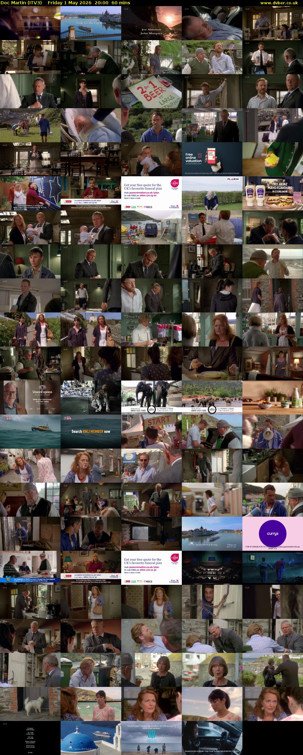 Doc Martin (ITV3) Friday 1 May 2026 20:00 - 21:00