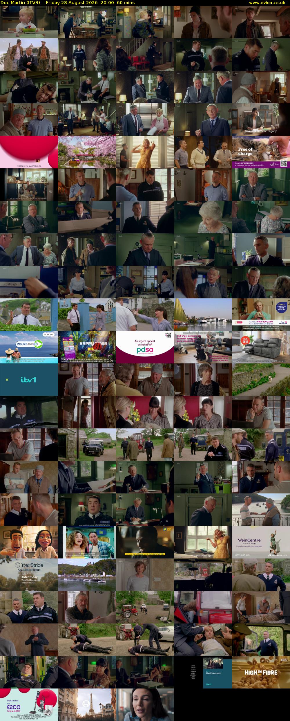 Doc Martin (ITV3) Friday 28 August 2026 20:00 - 21:00