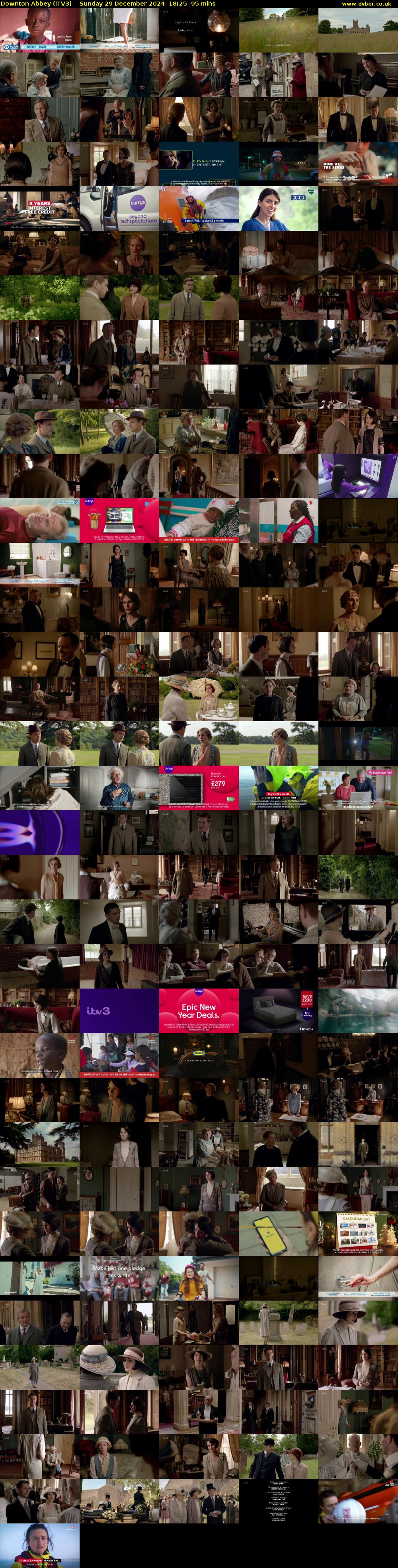 Downton Abbey (ITV3) Sunday 29 December 2024 18:25 - 20:00