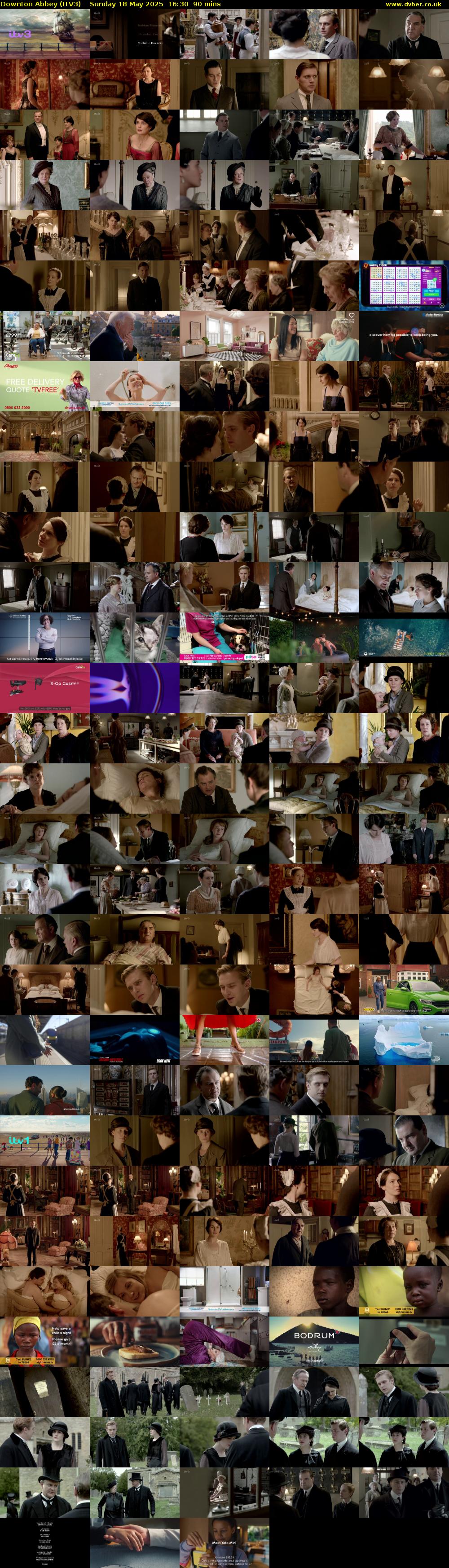 Downton Abbey (ITV3) Sunday 18 May 2025 16:30 - 18:00