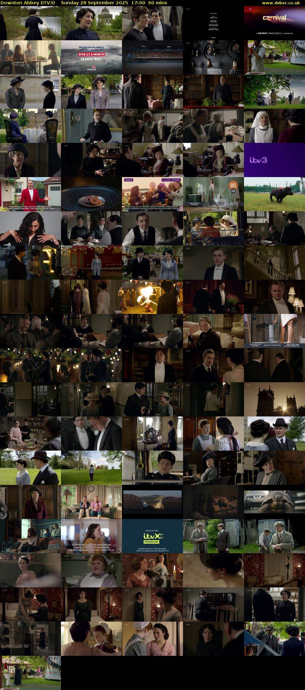 Downton Abbey (ITV3) Sunday 28 September 2025 17:00 - 18:00