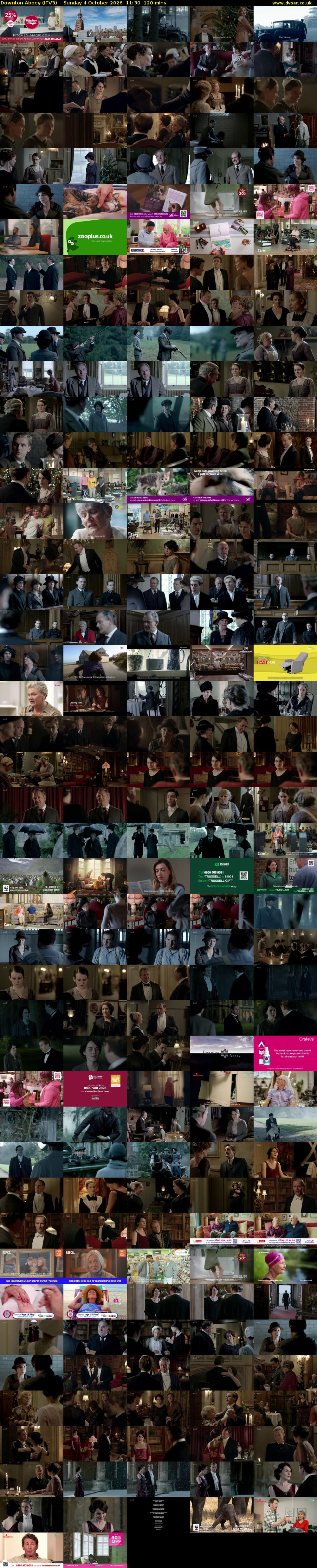 Downton Abbey (ITV3) Sunday 4 October 2026 11:30 - 13:30