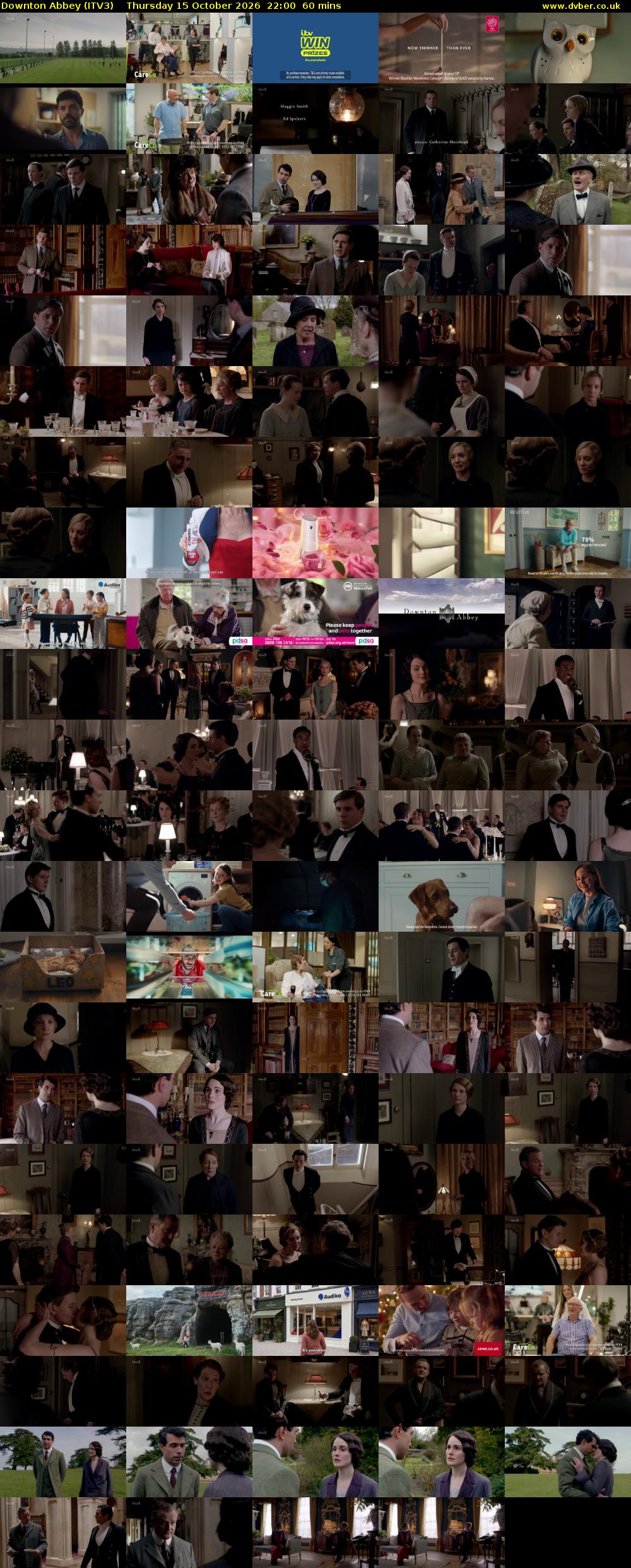 Downton Abbey (ITV3) Thursday 15 October 2026 22:00 - 23:00