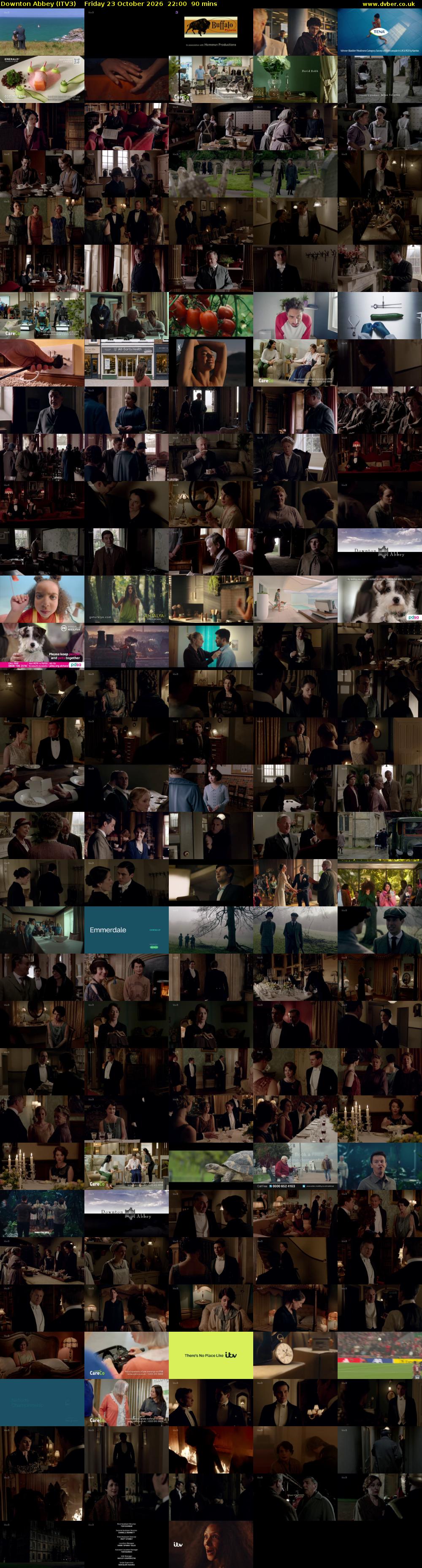 Downton Abbey (ITV3) Friday 23 October 2026 22:00 - 23:30