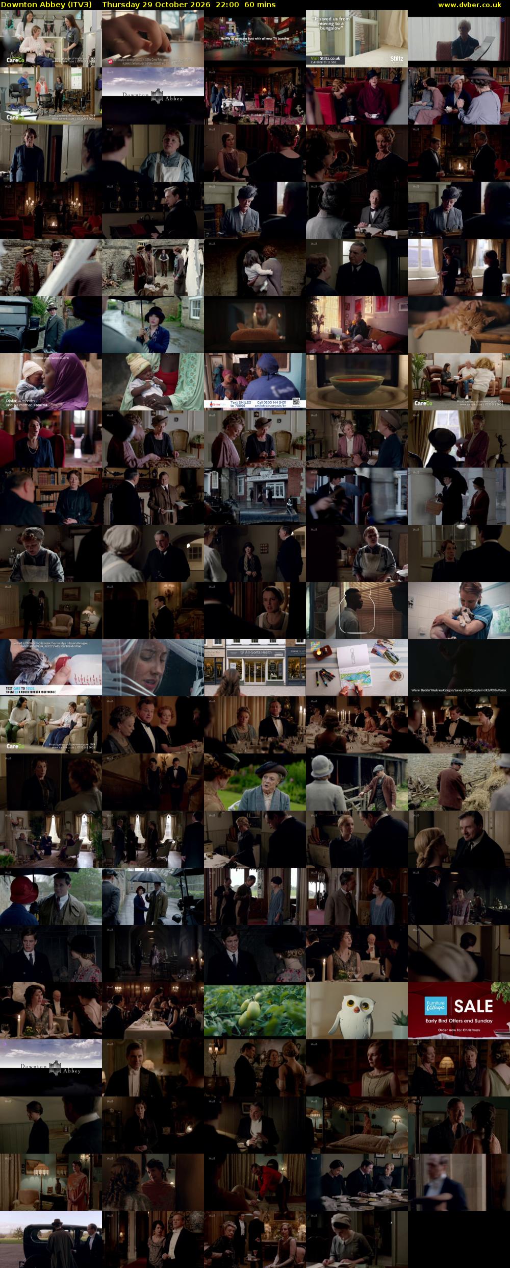 Downton Abbey (ITV3) Thursday 29 October 2026 22:00 - 23:00
