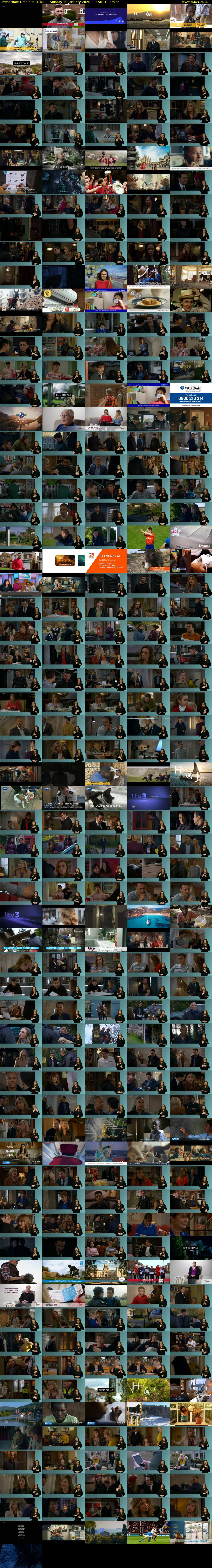 Emmerdale Omnibus (ITV3) Sunday 19 January 2020 09:50 - 12:50